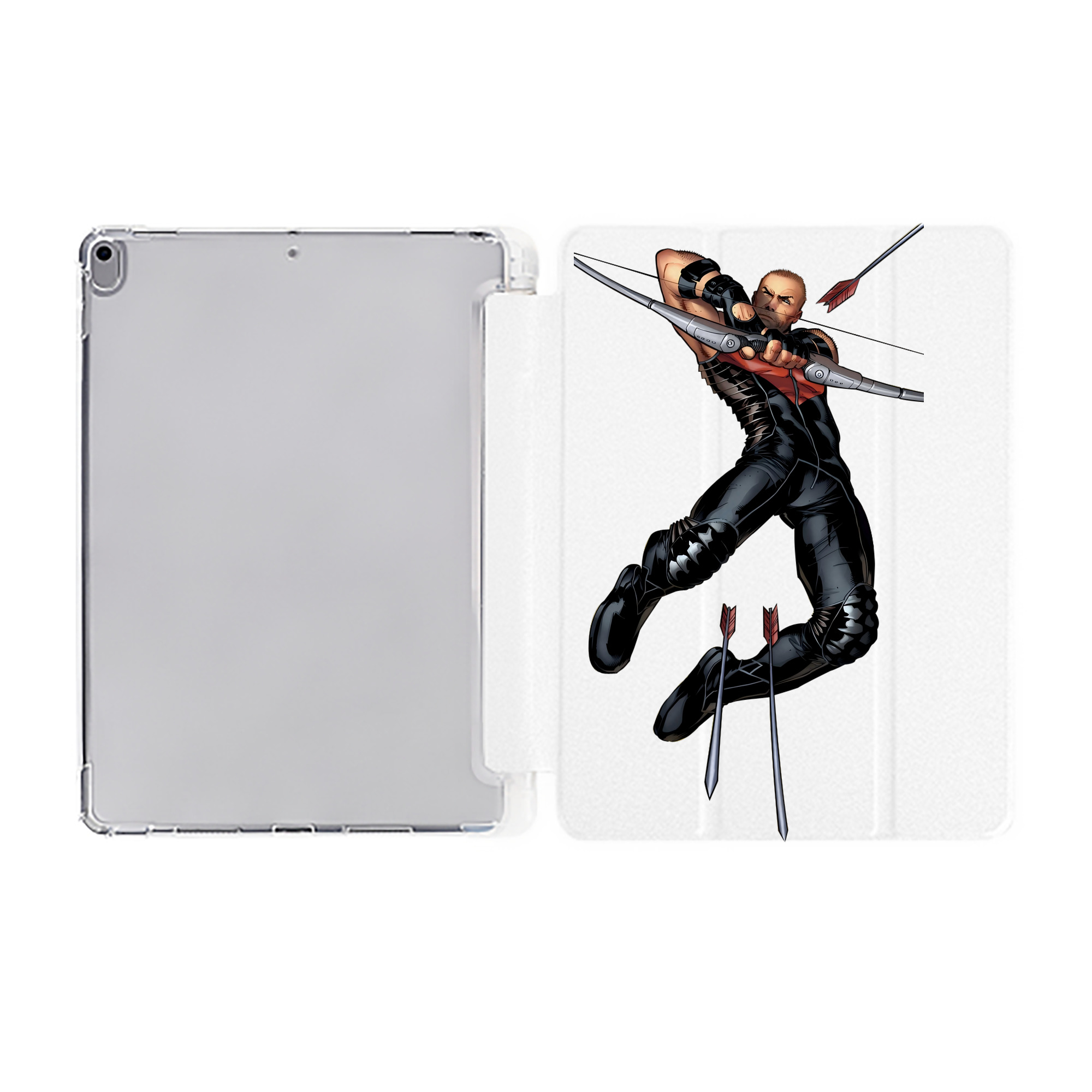 （画像用） アベンジャーズ The Avengers IPad ケース ペン収納付き 三つ折りスタンド PUレザー×シリコン 対応機種9.5/10.5/10.9インチ